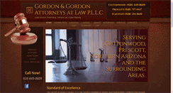 Desktop Screenshot of gordonlawaz.com