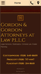Mobile Screenshot of gordonlawaz.com